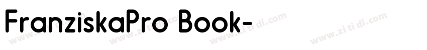 FranziskaPro Book字体转换